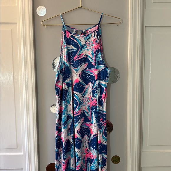 Lilly Pulitzer Dresses & Skirts - Lilly Pulitzer Blue and Pink Patterned Dress